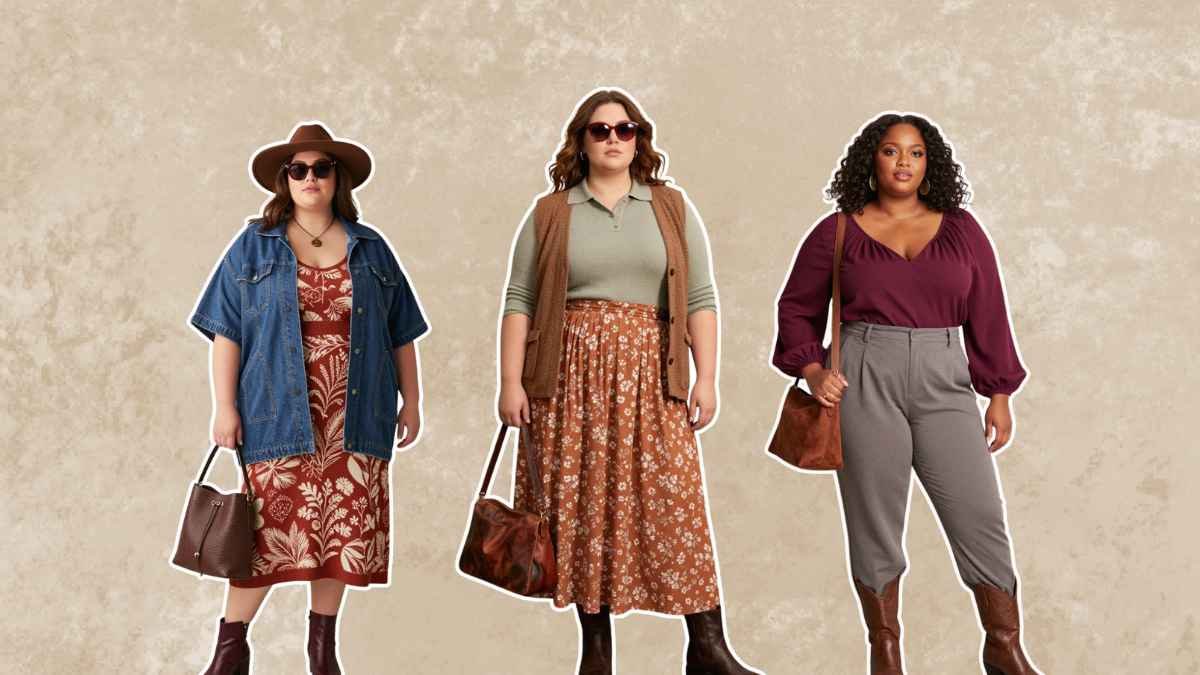 Plus Size Fall Boho Outfits