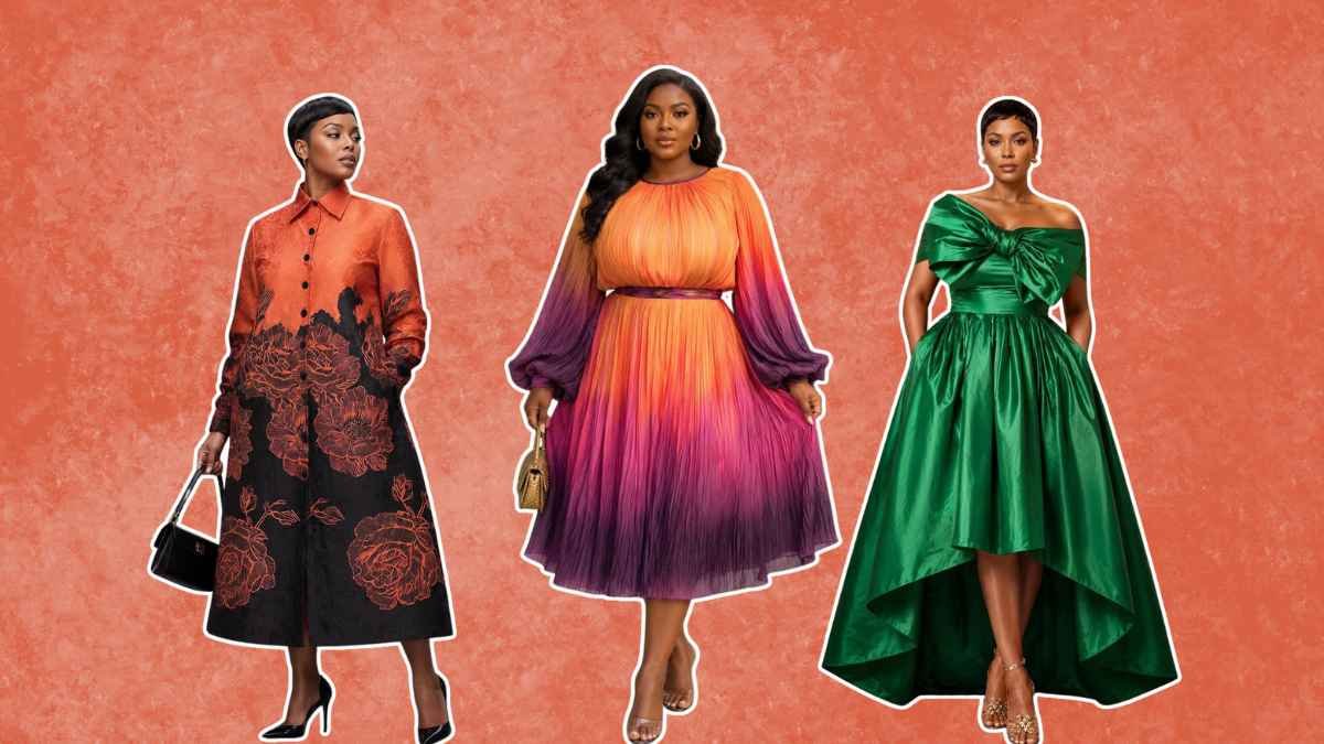 Plus Size Fall Wedding Guest Dresses