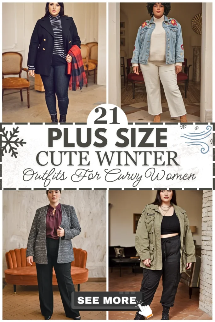 21 Plus Size Cute Winter Outfits