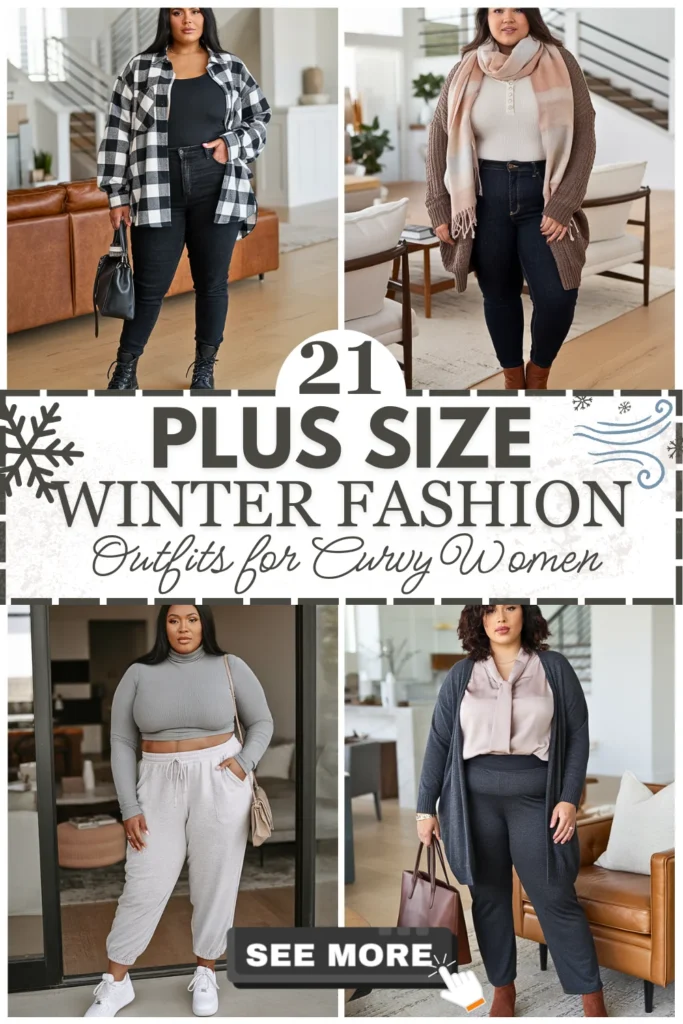 21 Plus Size Winter Fashion Outfits