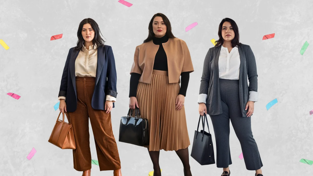 Plus Size Winter Work Outfits