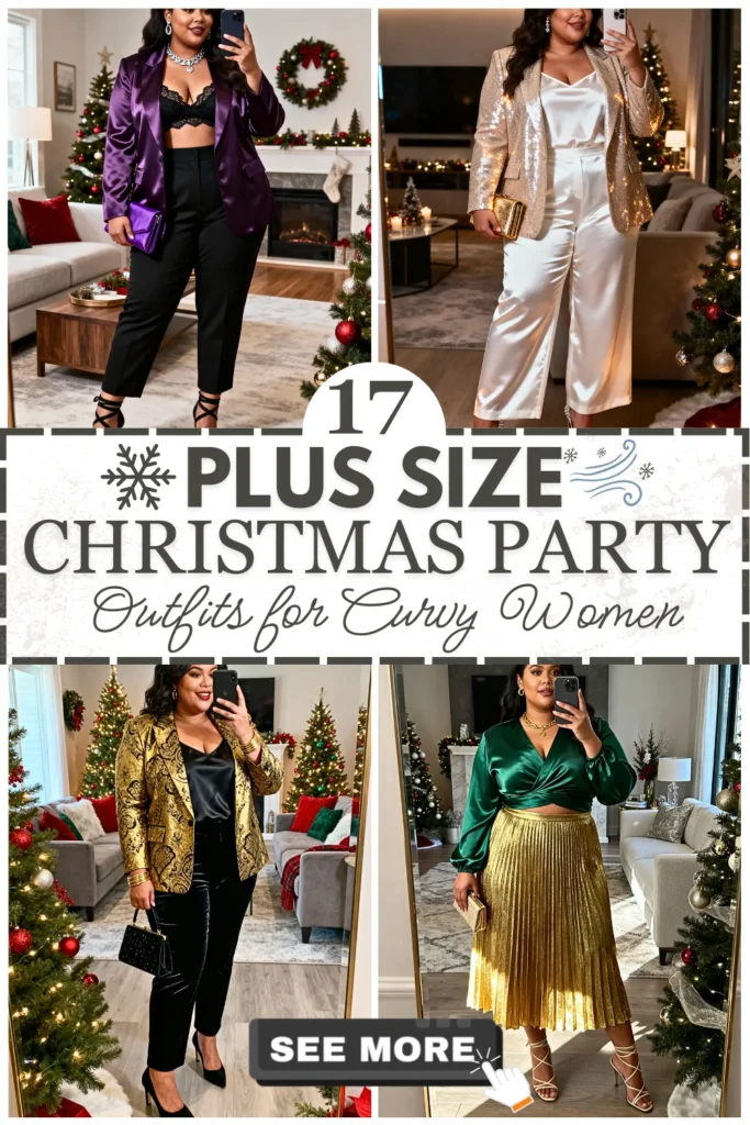 17 Plus Size Christmas Party Outfits
