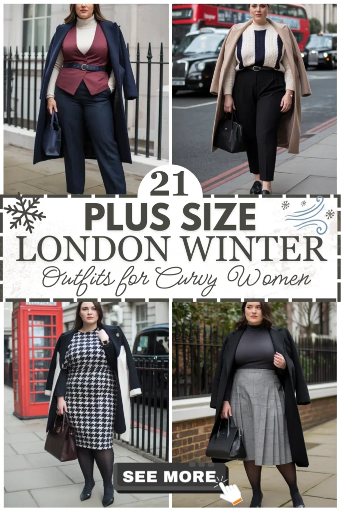21 Plus Size London Winter Outfits