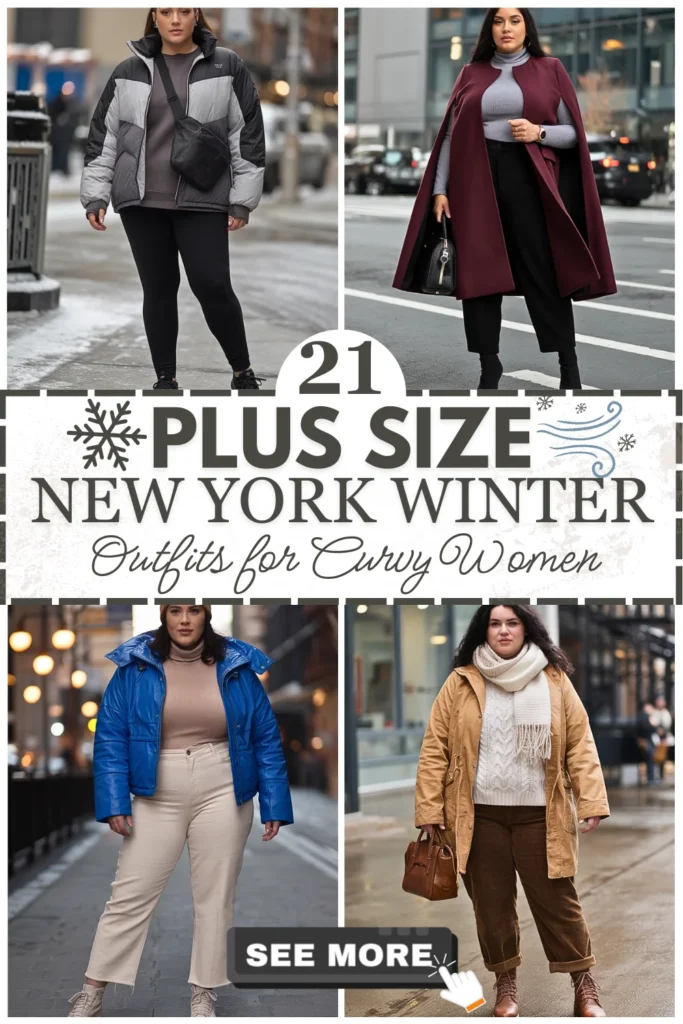 21 Plus Size New York Winter Outfits