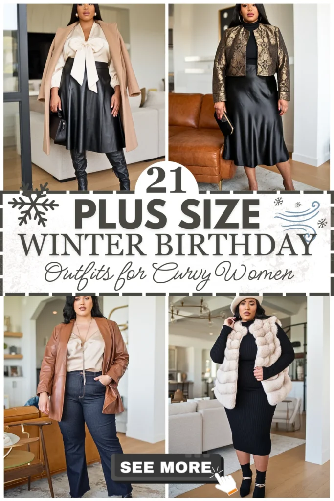 21 Plus Size Winter Birthday Outfits