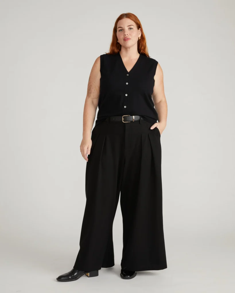 Savvy Fine Knit Cardigan Vest 2