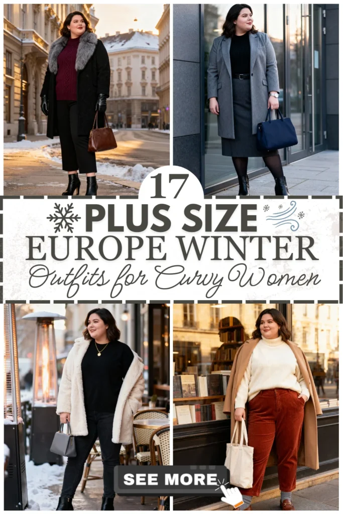 17 Plus Size Europe Winter Outfits