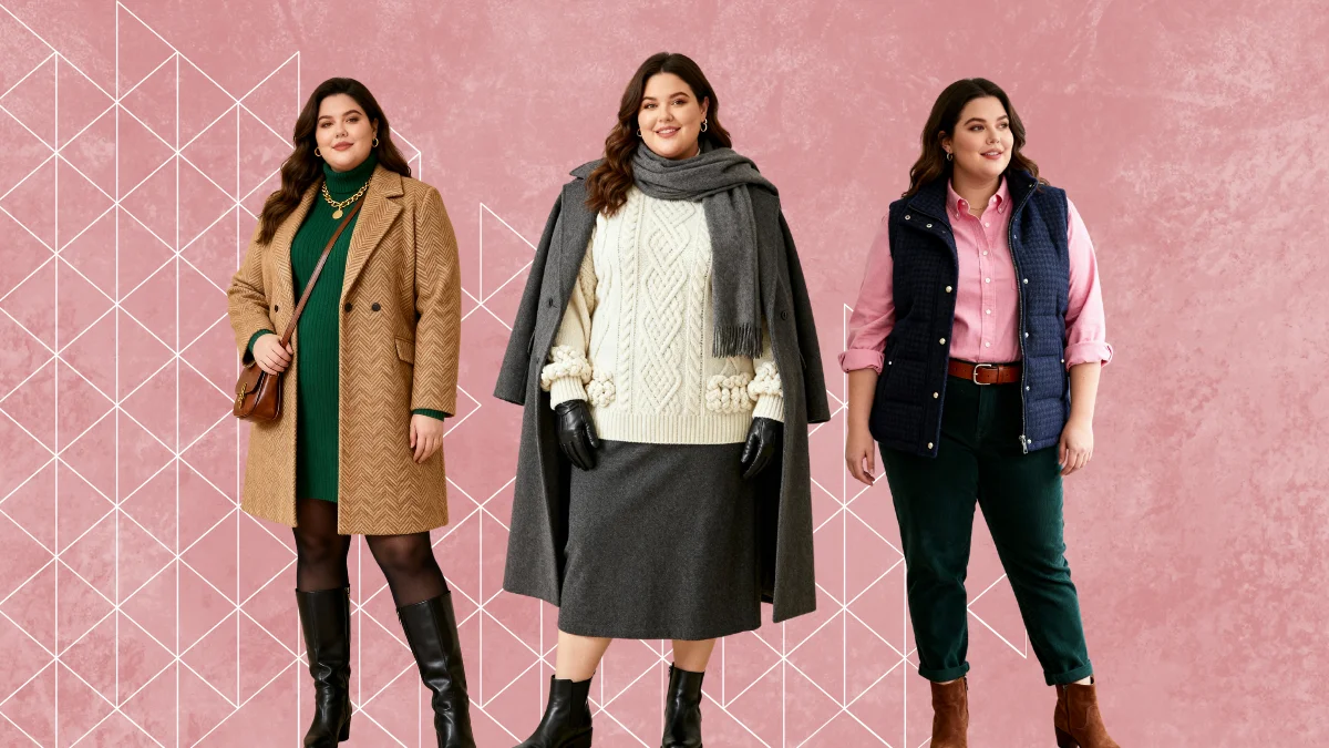 Plus Size Preppy Winter Outfits