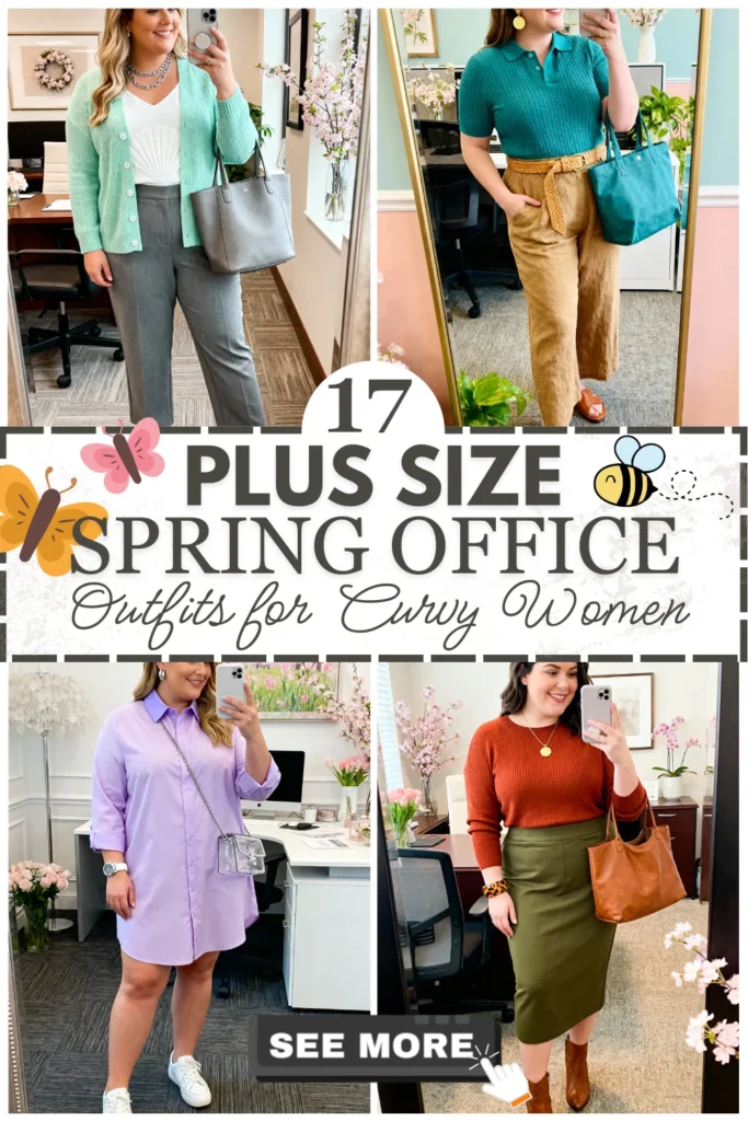 17 Plus Size Spring Office Outfits