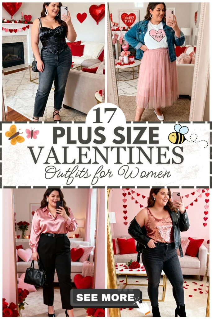 17 Plus Size Valentines Outfits
