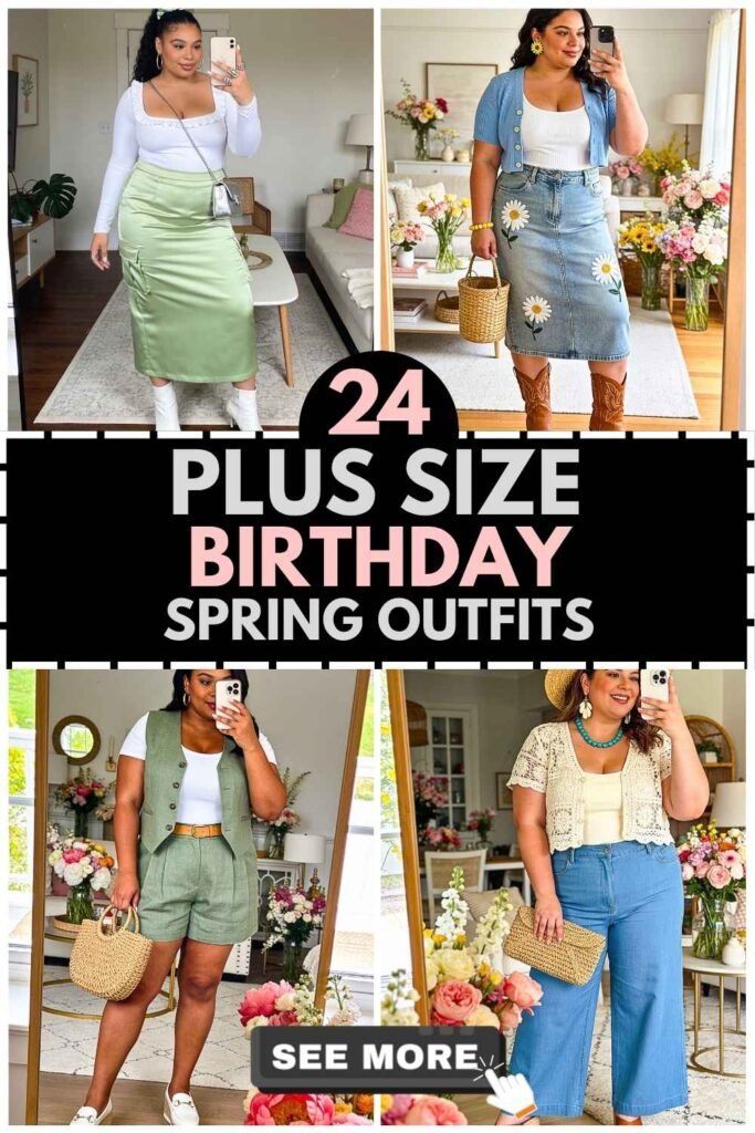 24 Plus Size Spring Birthday Outfits