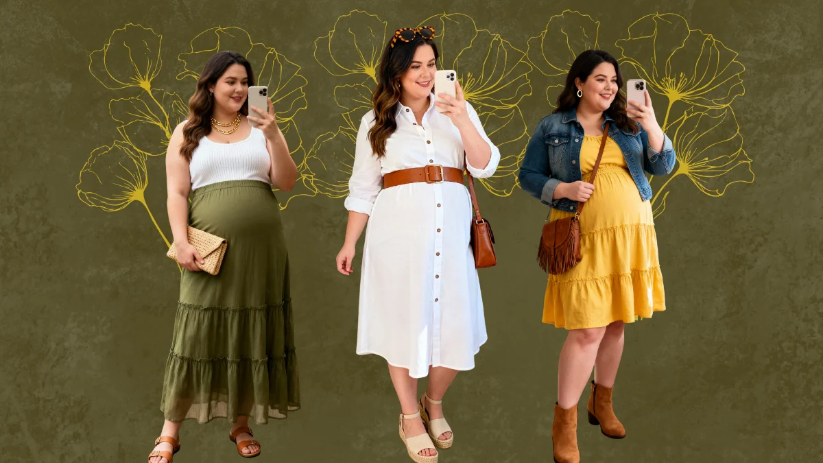 Plus Size Spring Outfits For Big Stomach