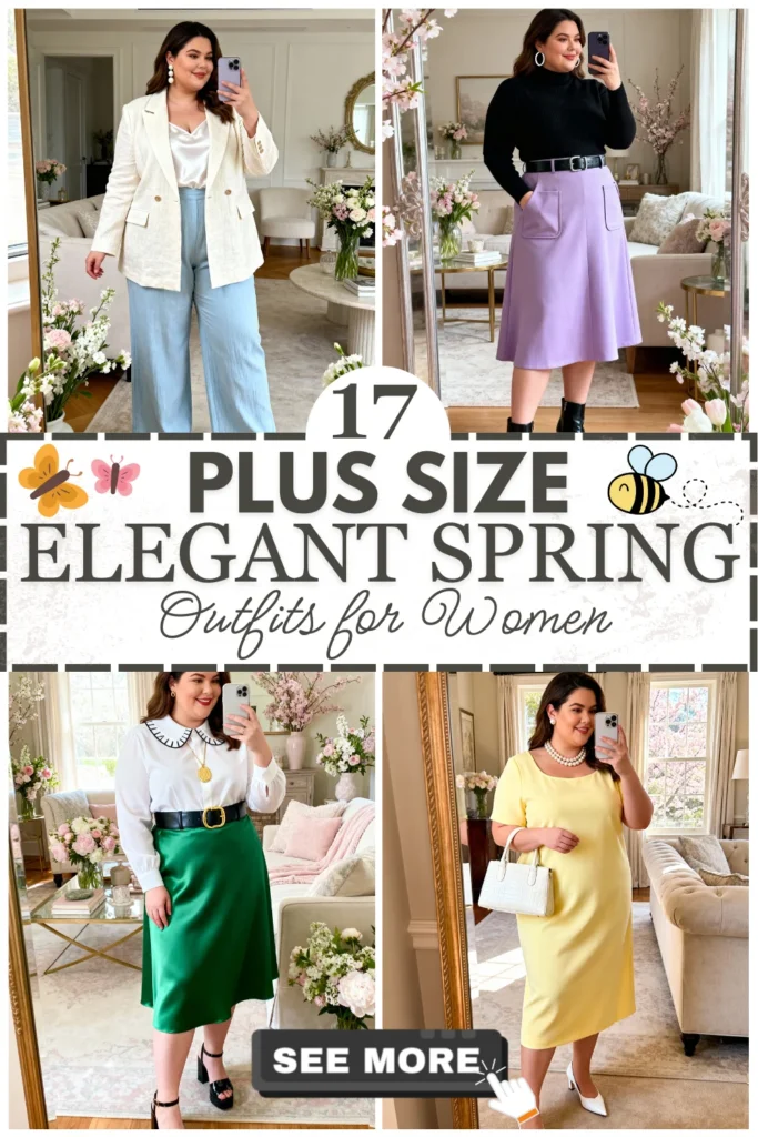 17 Plus Size Elegant Spring Outfits