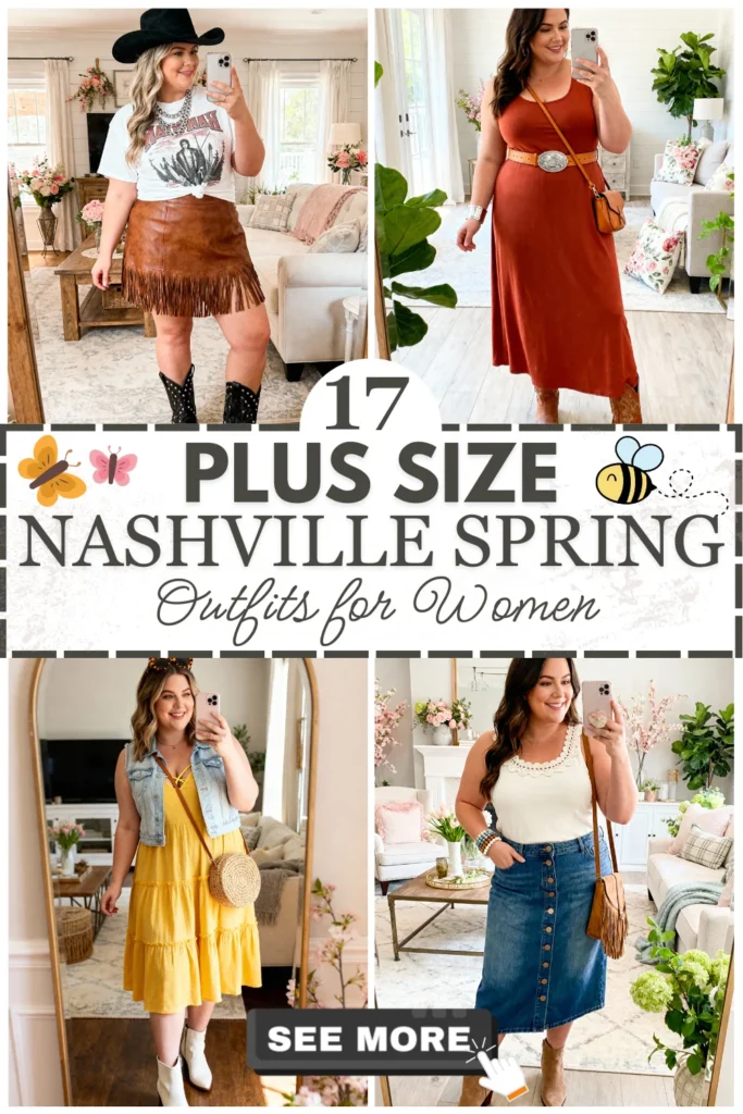 17 Plus Size Nashville Spring Outfits