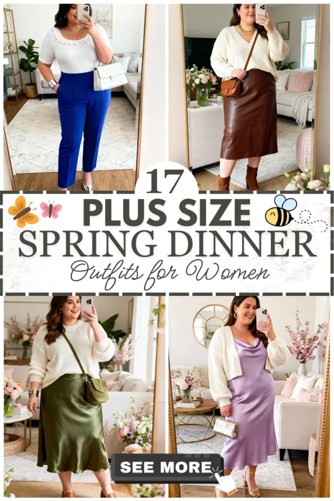 17 Plus Size Spring Dinner Outfits