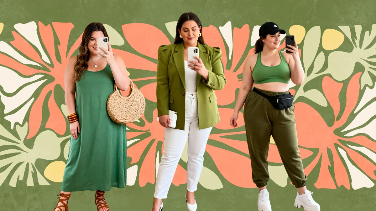 Plus Size Green Spring Outfits