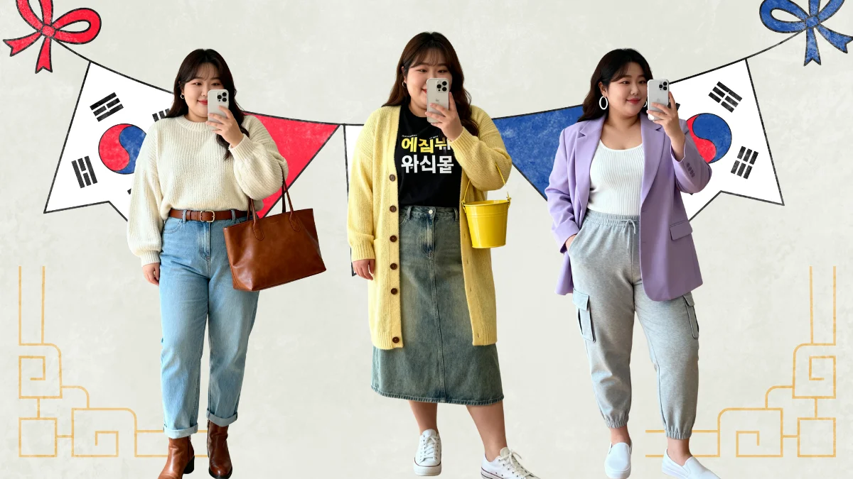 Plus Size Korean Spring Outfits