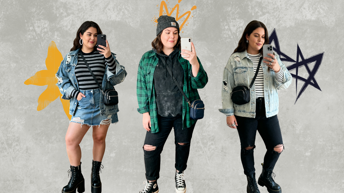 Plus Size Spring Grunge Outfits