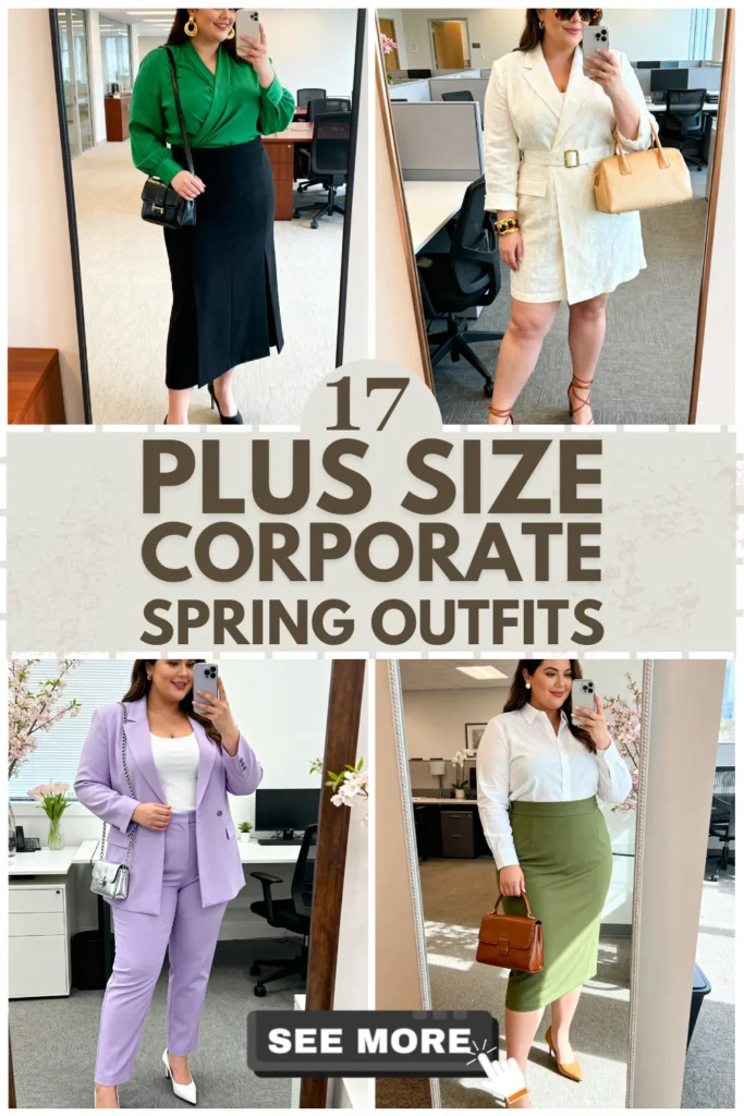 17 Plus Size Spring Corporate Outfits