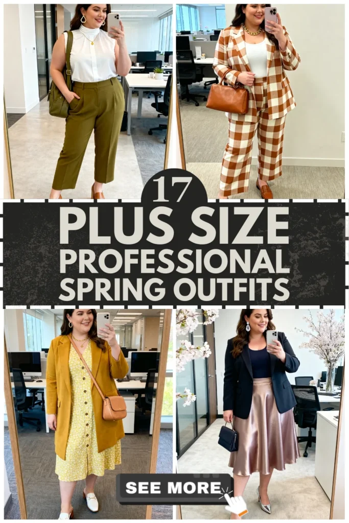 17 Plus Size Spring Professional Outfits