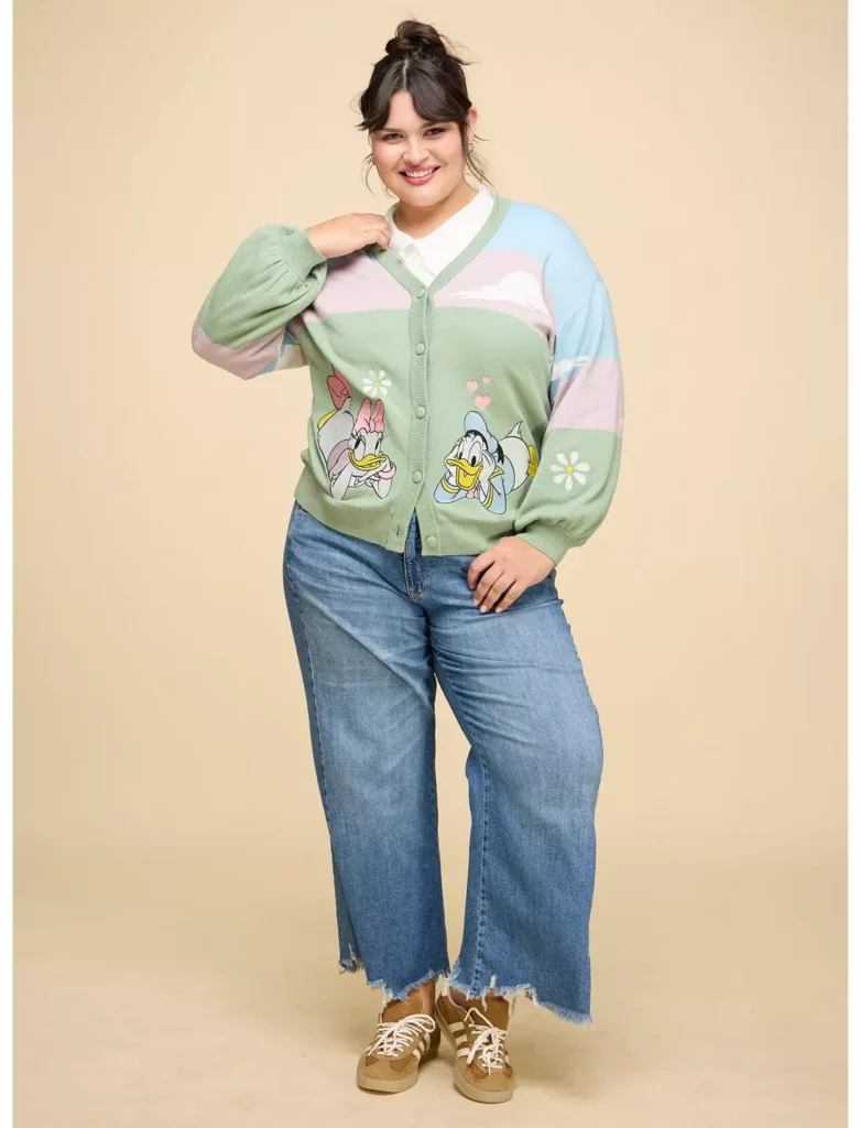 Her Universe Disney Donald Duck & Daisy Intarsia Cardigan