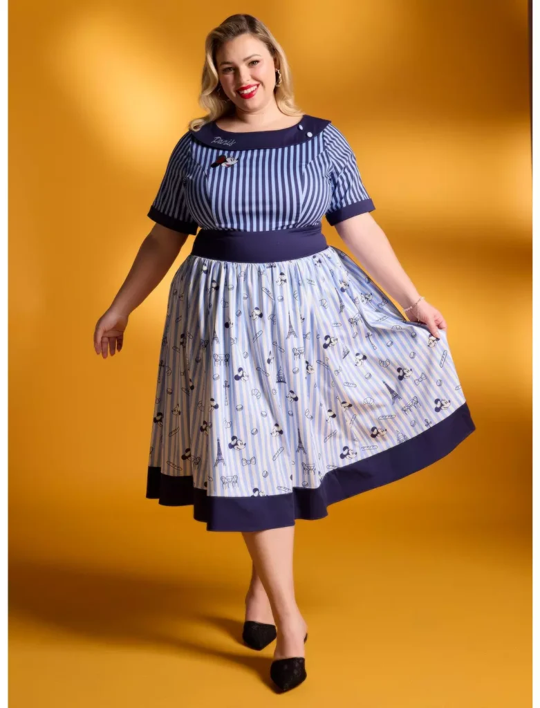 Her Universe Disney Minnie Mouse Paris Retro Dress