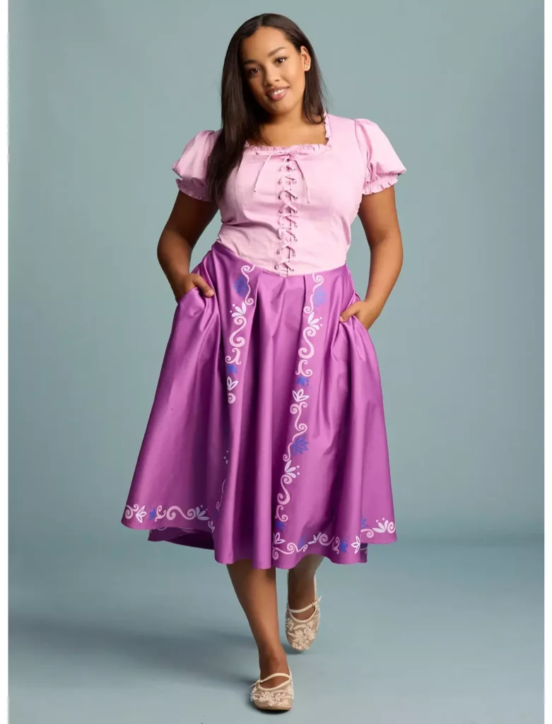 Her Universe Disney Tangled Rapunzel Puff Sleeve Dress