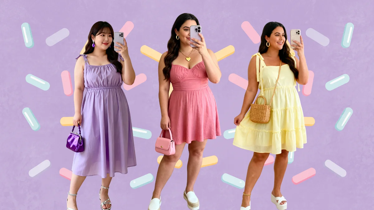 Plus Size Spring Girly Outfits