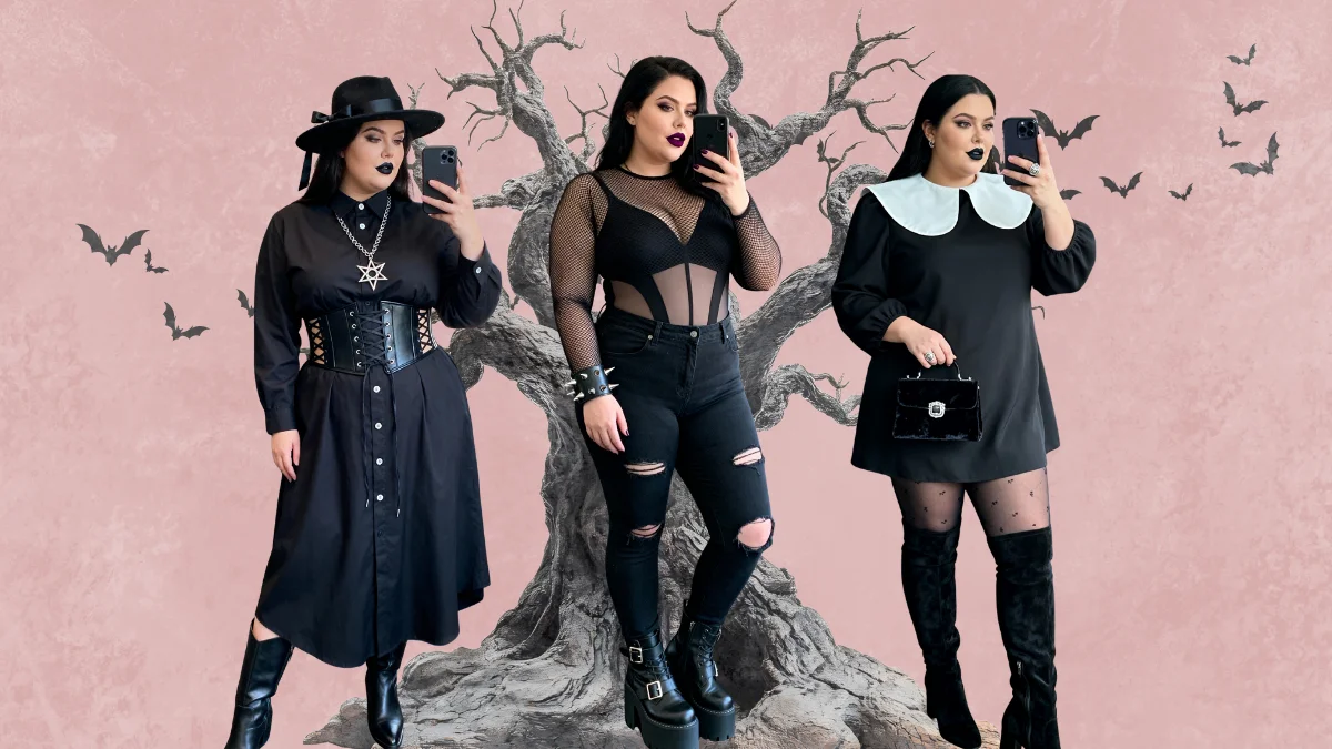Plus Size Spring Goth Outfits