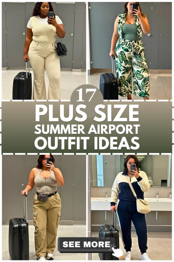 17 Plus Size Summer Airport Outfits