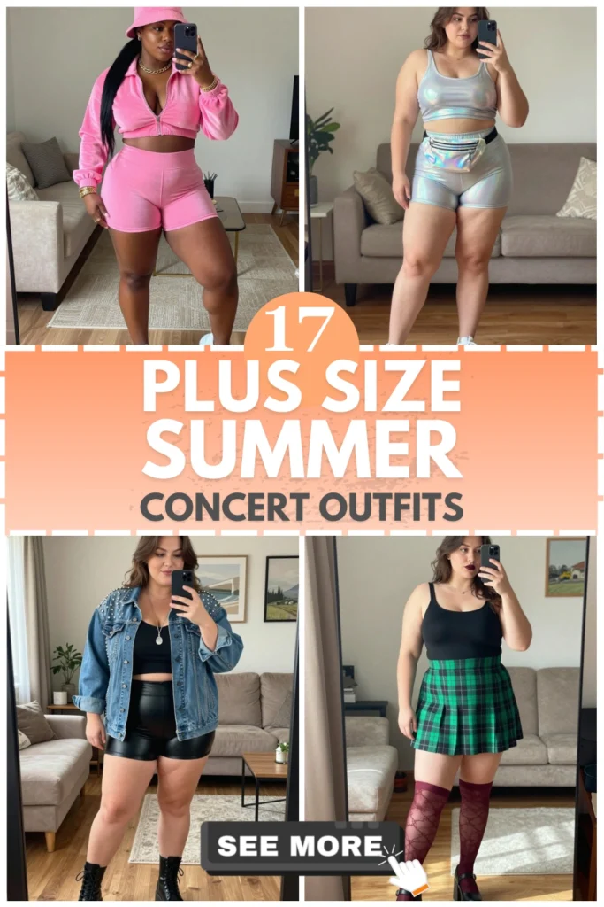 17 Plus Size Summer Concert Outfits