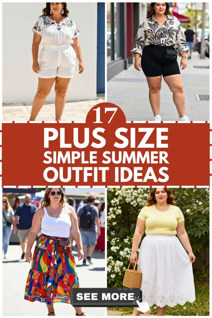 17 Plus Size Simple Summer Outfits
