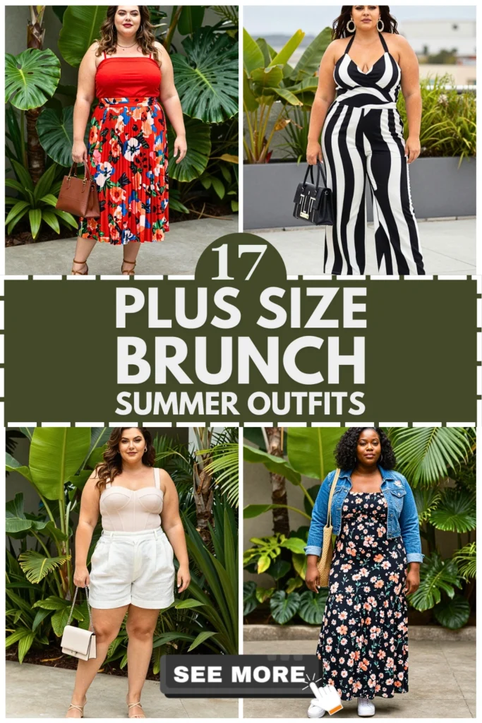 17 Plus Size Summer Brunch Outfits