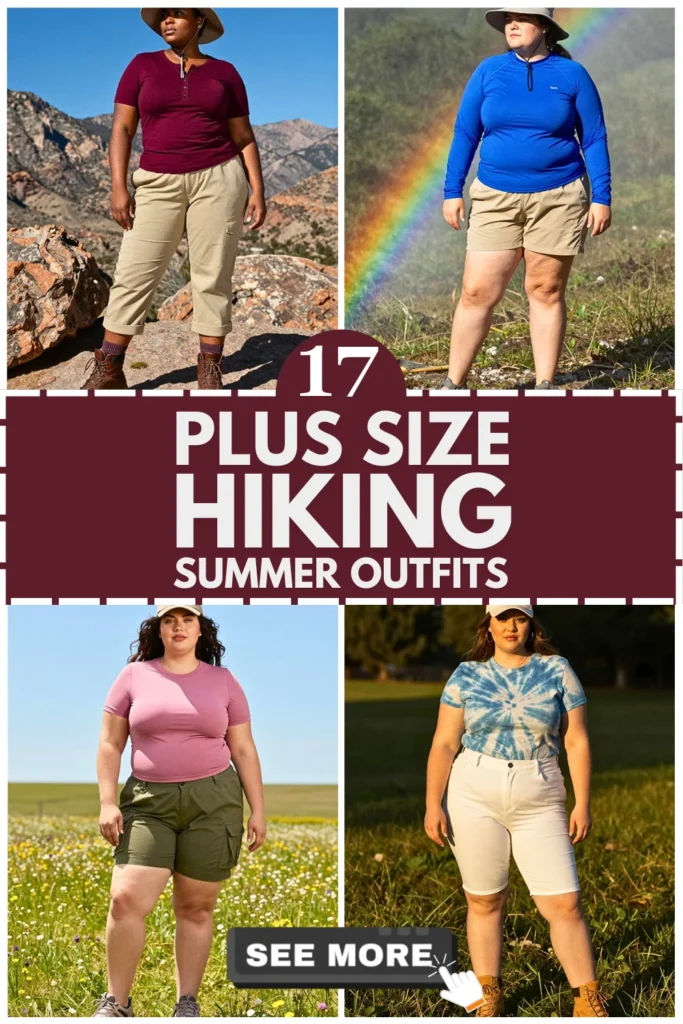 17 Plus Size Summer Hiking Outfits
