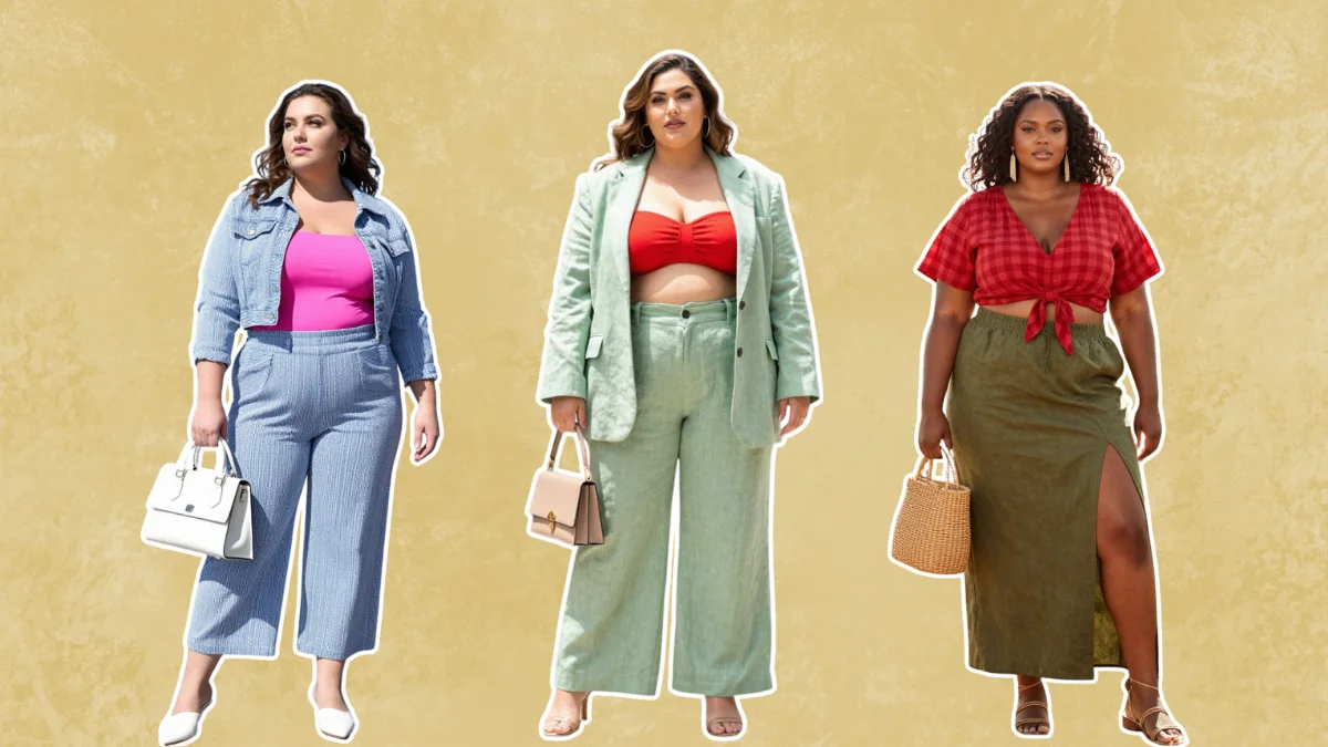 Plus Size Summer Apple Shape Outfits
