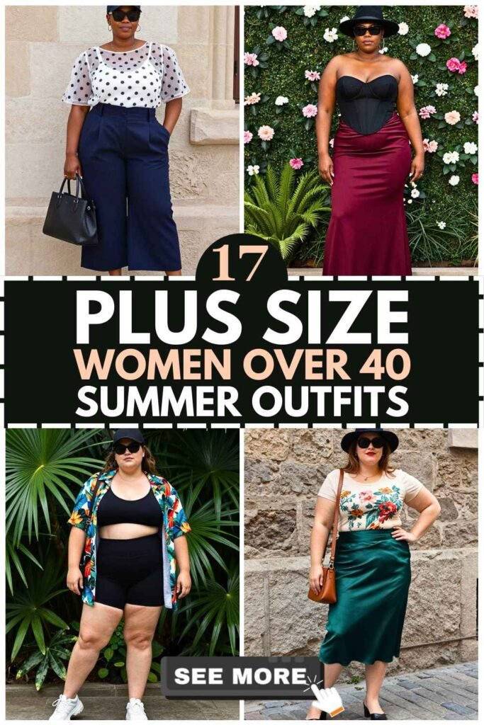 17 Plus Size Over 40 Summer Outfits