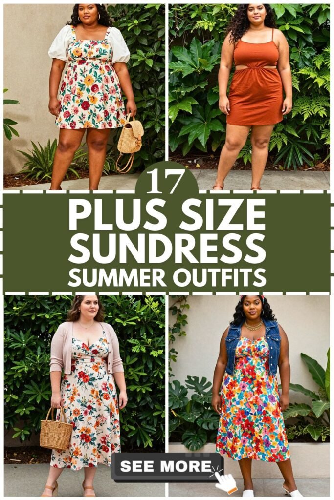 17 Plus Size Summer Sundress Outfits