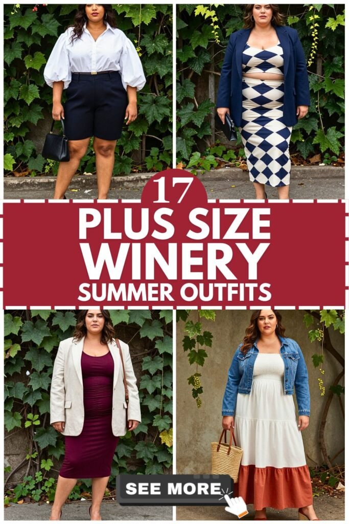 17 Plus Size Summer Winery Outfits