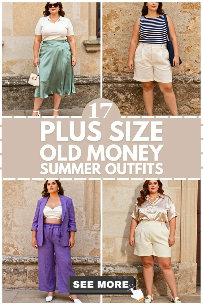 Plus Size Old Money Summer Outfits(1)