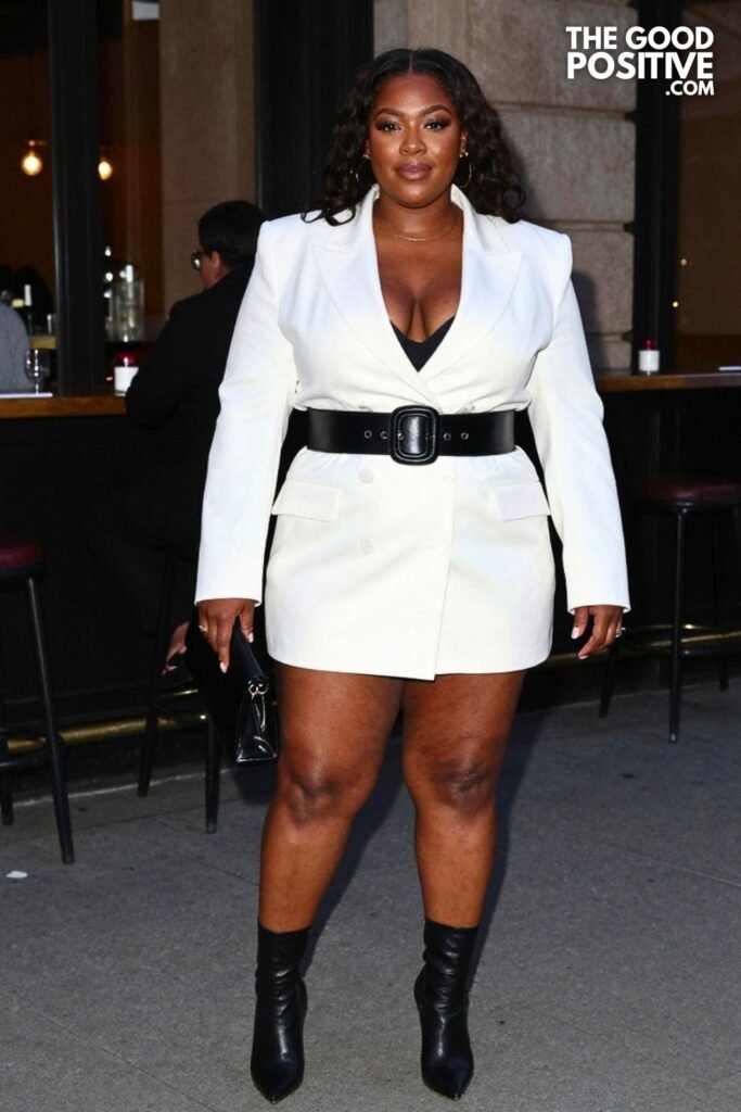 Plus Size Oversized Blazer Dress Outfit