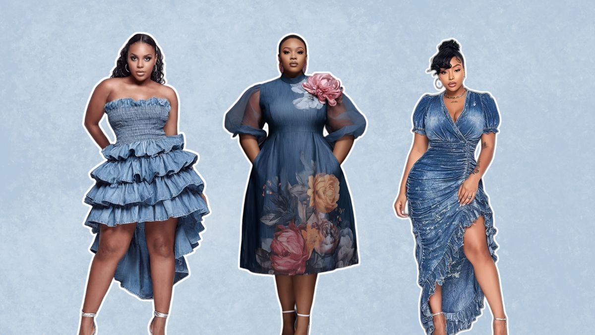 Plus Size Denim Dress Outfits