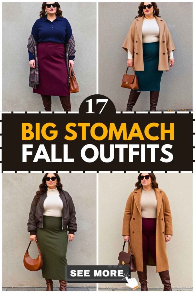 17 Apple Shape Fall Outfits