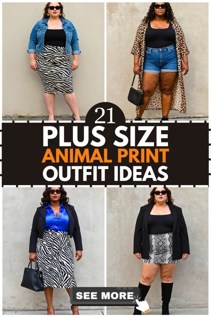 17 Plus Size Animal Print Outfits