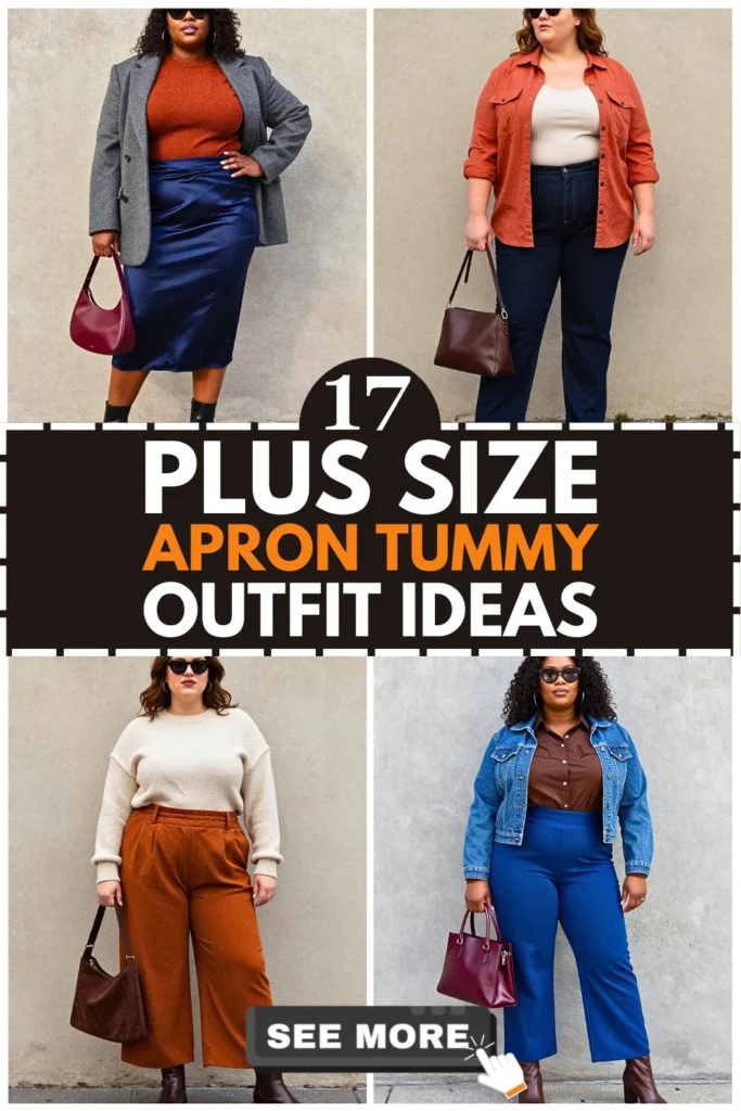 17 Plus Size Apron Tummy Outfits