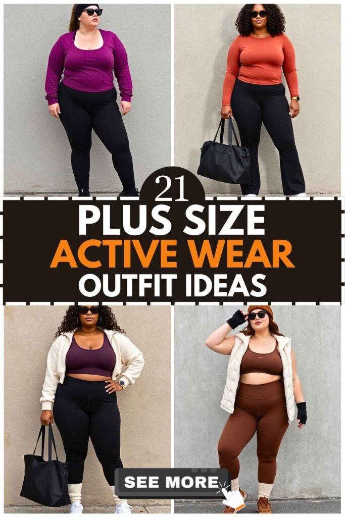 21 Plus Size Active Wear Outfits