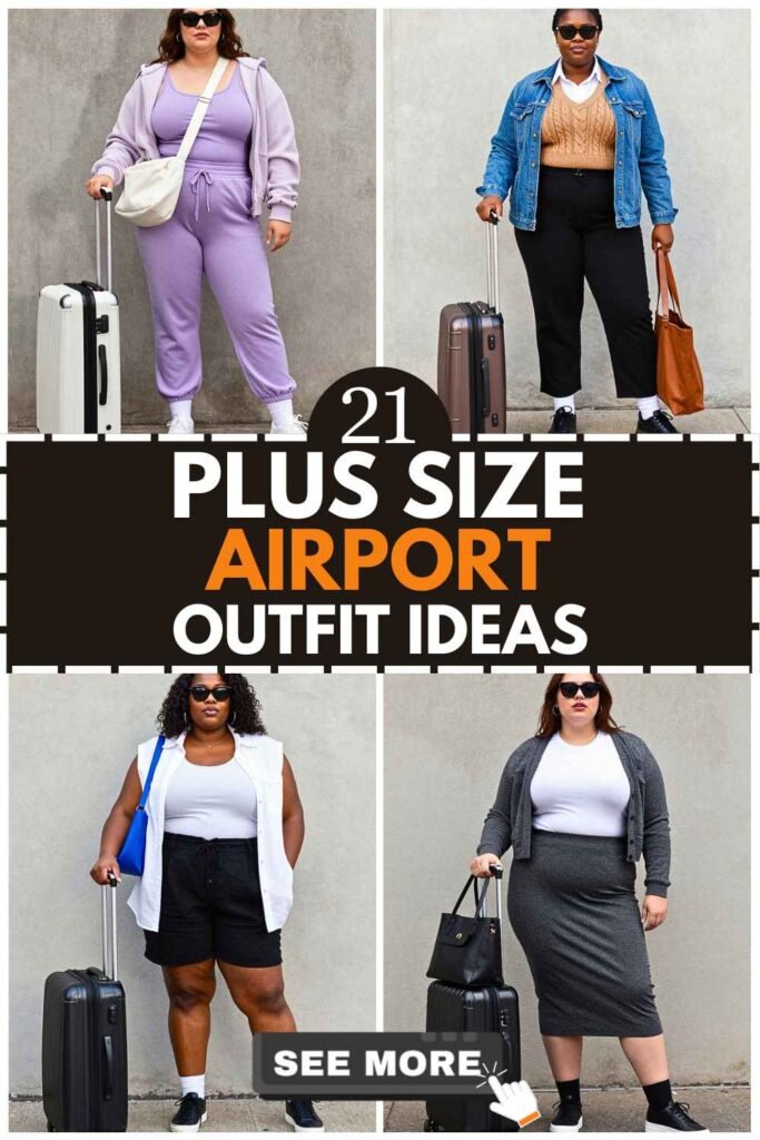 21 Plus Size Airport Outfits