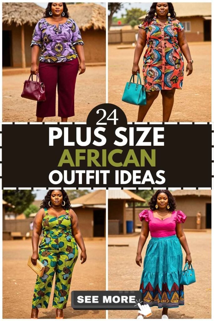 24 Plus Size African Outfits