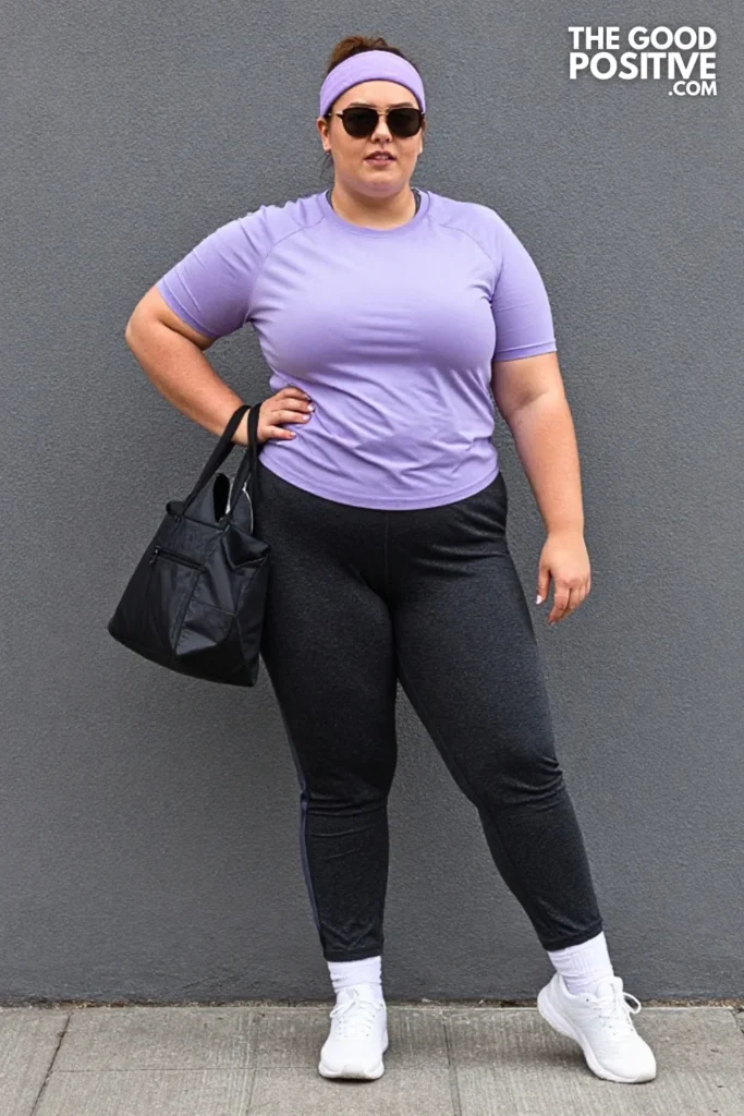 Lavender Modest Training Outfit
