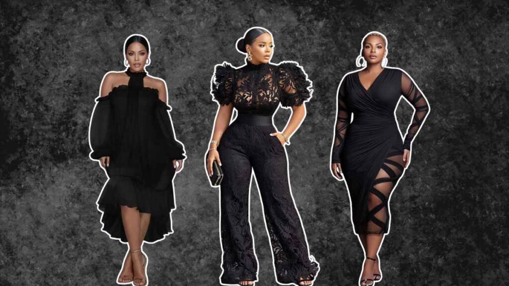 Plus Size Edgy Wedding Guest Outfits