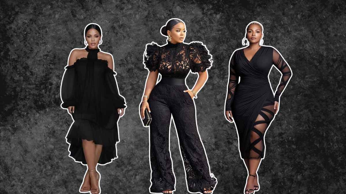 Plus Size Edgy Wedding Guest Outfits